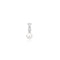 Silver Shell Pearl Dangling Barbell Single Earring | Ania Haie Australia